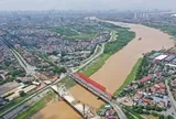 Rầm rộ thi công cầu Đuống mới dự kiến hoàn thành cuối năm 2026