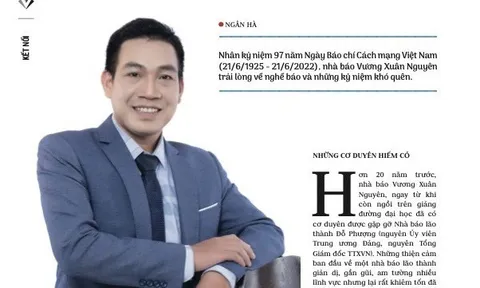 Nhà báo Vương Xuân Nguyên được tặng Kỷ niệm chương Vì sự nghiệp Báo chí Việt Nam