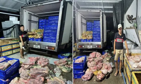 2 người vừa bị bắt tạm giam khai mang 4 nghìn kg thịt heo chết đi bán ở đâu?