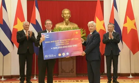 Đã ghi nhận 1,94 triệu lượt ủng hộ nhân dân Cuba