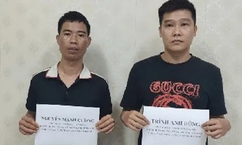 Tạm giữ hình sự Trình Anh Dũng và một đồng hương