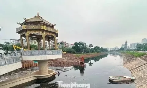 Đập dâng trên sông Tô Lịch hoạt động ra sao khi bổ sung nước từ Hồ Tây vào?