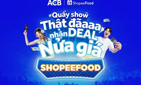 ACB đồng hành cùng ShopeeFood Mega Fest 2025: Đại tiệc “vạn năng” quy tụ dàn sao khủng, deal khủng và vibe cực cháy