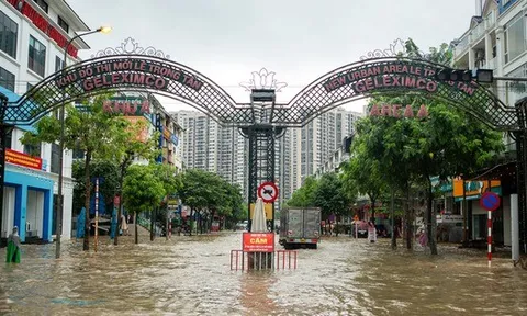 Loạt khu nhà giàu Hà Nội sắp hết khổ mỗi khi mưa lớn là ngập trong "biển nước" nhờ việc này