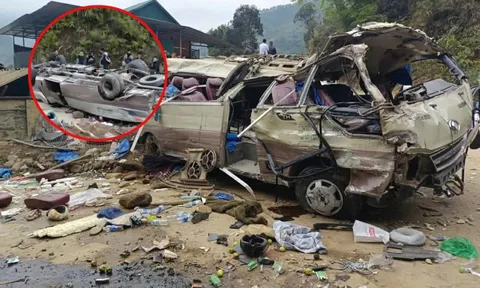 Danh tính 9 người bị thương trong vụ lật xe chở đoàn giáo viên từ Hà Nội đi từ thiện ở Lào Cai