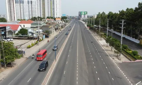 Hình hài Quốc lộ 13 đoạn qua khu vực Bình Dương sau nhiều năm thi công