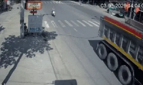 Xe tải làm đứt dây điện, người phụ nữ ngã nhào ra đường: Công an vào cuộc