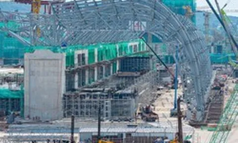 Cận cảnh mái thép Trung tâm Hội nghị APEC Phú Quốc, nặng gần 100 máy bay Boeing