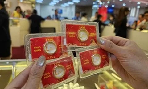 Sáng 8-5, giá vàng miếng SJC cao hơn vàng thế giới tới 17 triệu đồng/lượng