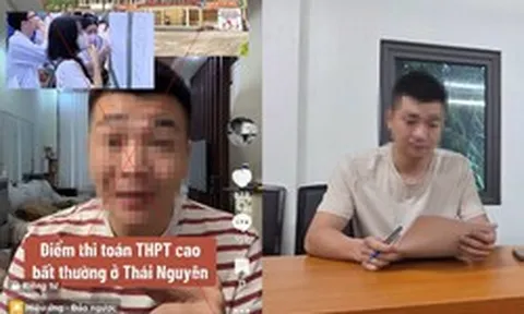 Công an vào cuộc vụ TikToker CHIẾN HALO đăng tải video "Điểm thi toán THPT cao bất thường ở Thái Nguyên"