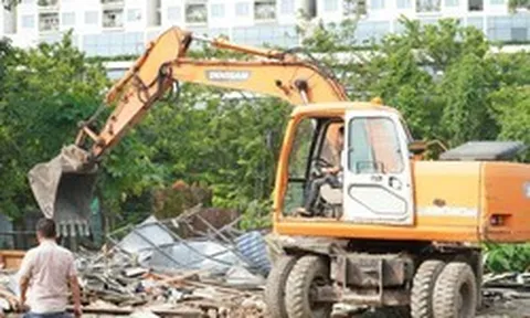 Phường Đại Mỗ cưỡng chế thu hồi đất thực hiện dự án nhà ở xã hội Tố Hữu