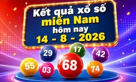 XSMN 14/8 - Kết quả XSMN hôm nay thứ Sáu ngày 14/8/2026