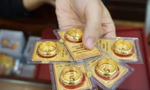 Giá vàng nhẫn trơn, vàng miếng sáng 15/8 tại SJC, PNJ, DOJI, Bảo Tín Minh Châu và Bảo Tín Mạnh Hải