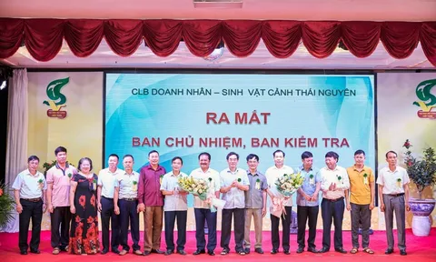 Doanh nhân Lê Văn Dũng được bầu làm Chủ nhiệm CLB Doanh nhân Sinh Vật Cảnh tỉnh Thái Nguyên
