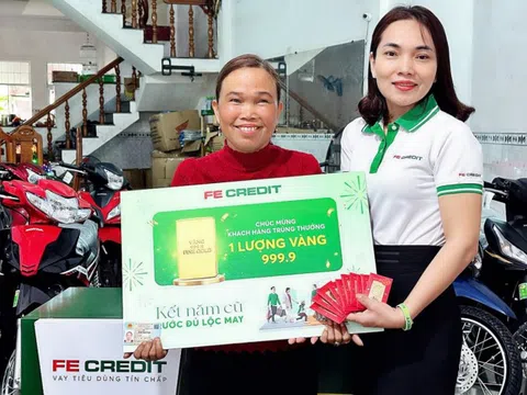 Rước lộc may đầu năm cùng FE CREDIT: Các giải thưởng hấp dẫn đã có chủ
