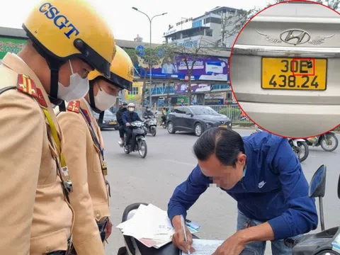 Xử phạt loạt tài xế che biển số né phạt nguội, có người 1 tháng dính lỗi 2 lần
