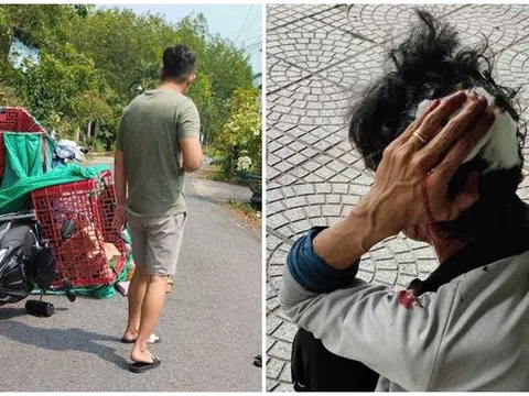 Sau cuộc điện thoại, shipper bị 2 vợ chồng đuổi đánh gây thương tích