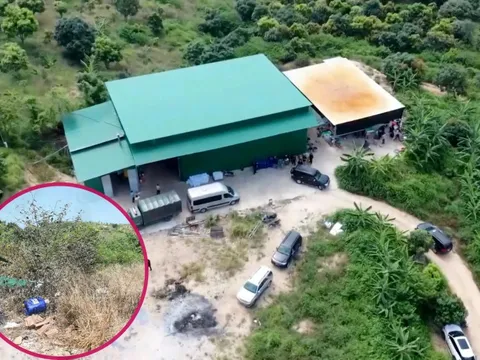 Hình ảnh "chết chóc" trong kho xưởng sản xuất 1,4 tấn ma túy, mùi hoá chất xộc lên váng đầu