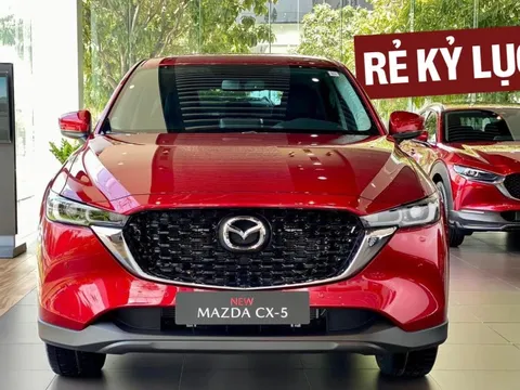 CX-5 giá 694 triệu đồng cùng loạt xe Mazda khác giảm giá mạnh