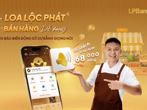 Nhận thông báo số dư bằng giọng nói ngay trên app LPBank của Ngân hàng Lộc Phát