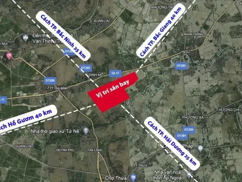 Sân bay quốc tế cách Hà Nội 40km sẽ có khả năng đón 5 triệu khách/năm