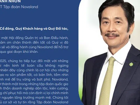 Chủ tịch Bùi Thành Nhơn: "Novaland sẽ tái sinh"
