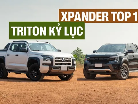 Mitsubishi lần đầu vượt Ford, lên top 3 doanh số VAMA năm nay: Xpander vượt hẳn nhóm còn lại, Triton lập kỷ lục