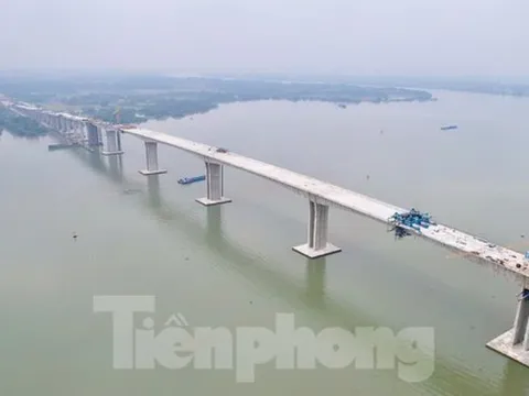 Cầu lớn nhất tuyến Vành đai 3 TPHCM chuẩn bị thông xe