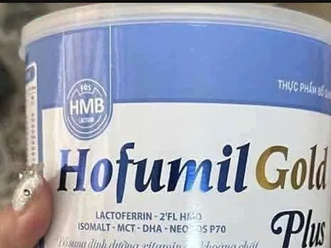 Bệnh viện Trung ương Quân đội 108 thu hồi sữa Hofumil Gold Plus nằm trong đường dây sữa giả