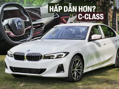 BMW 3 Series 2025 về đại lý tại Việt Nam: Giá từ 1,549 tỷ đồng, vô lăng mới như Peugeot, thêm trang bị đấu C-Class