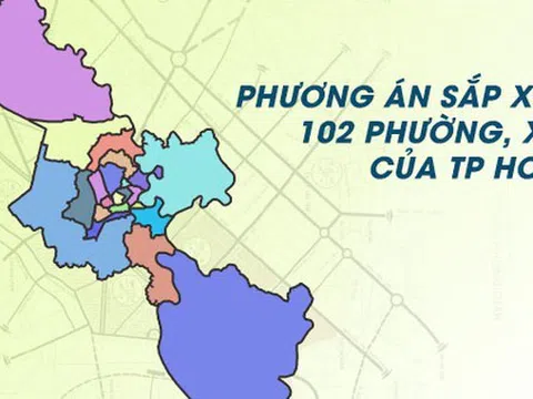 [Infographic] Phương án sắp xếp 102 phường, xã của TP HCM