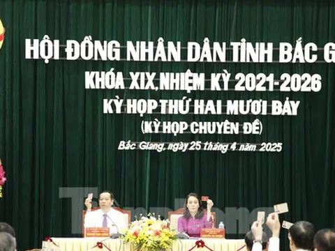 HĐND tỉnh Bắc Giang thông qua nghị quyết hợp nhất với Bắc Ninh