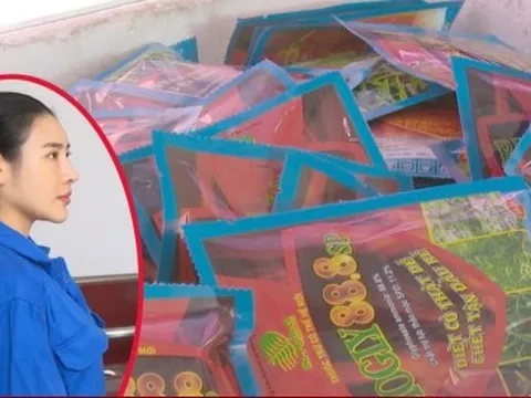 Nữ quái đất Mỏ sản xuất hơn 66.000 gói thuốc diệt cỏ giả bằng hạt nêm