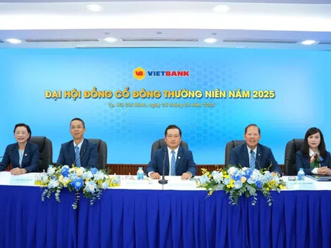 Vietbank đặt mục tiêu lợi nhuận tăng 55%, tăng vốn điều lệ lên 10.919 tỷ đồng trong năm 2025.