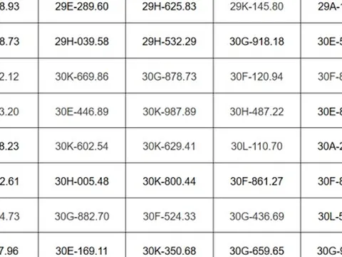Các chủ xe Hà Nội có biển số sau phải nộp phạt nguội theo Nghị định 168