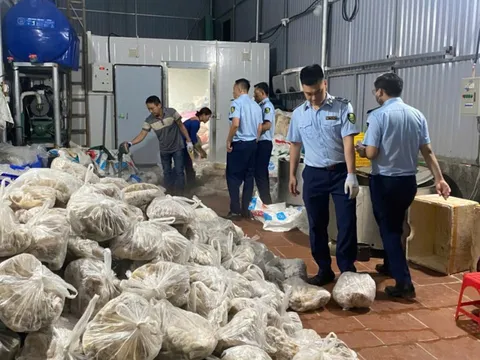 Phát hiện "bí mật khủng" trong hàng trăm chiếc túi nilon tại kho lạnh ở Hà Nội