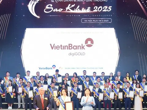 VietinBank digiGOLD đạt giải thưởng Sao khuê 2025