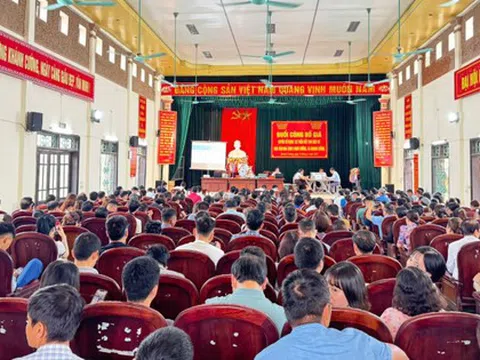 Ninh Bình: Thu về gần 500 tỷ đồng sau 6 phiên đấu giá, vượt hàng trăm tỷ đồng so với tổng giá khởi điểm