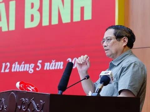 Thủ tướng: Thái Bình cần lấn biển và làm ngay tuyến đường 10 làn kết nối với Hưng Yên