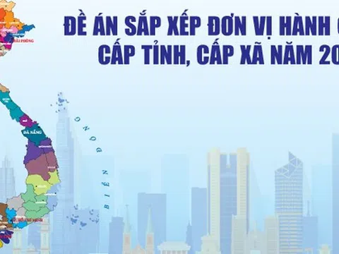Infographics: Đề án sắp xếp đơn vị hành chính cấp tỉnh, cấp xã năm 2025