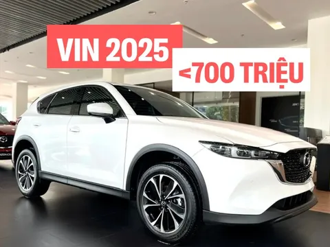 Mazda CX-5 giảm giá còn 699 triệu đồng tại đại lý: Rẻ hơn niêm yết Xforce bản ‘full’, vẫn là VIN 2025 mới nhất