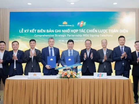 FPT "bắt tay" hãng hàng không Quốc gia Việt Nam triển khai loạt giải pháp công nghệ tiên tiến AI, Blockchain, Big Data