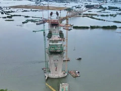 Diện mạo cầu có nhịp chính dài nhất Đông Nam Á sau gần 2 năm thi công