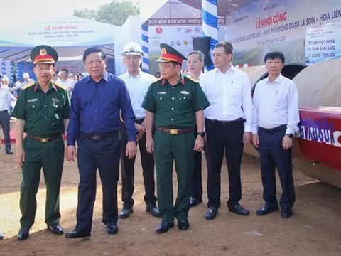 Khởi công dự án mở rộng cao tốc La Sơn – Hòa Liên, tổng vốn đầu tư hơn 3.000 tỉ đồng