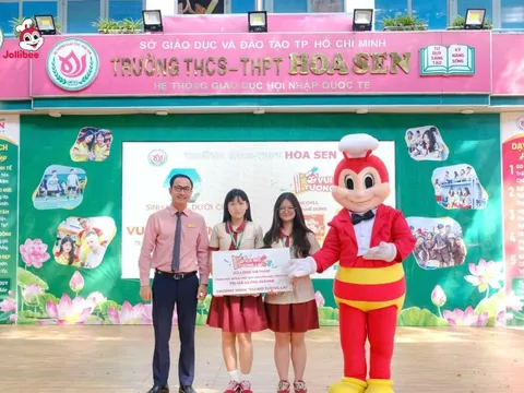 Jollibee trao 150 học bổng đến học sinh qua dự án “Vui Mở Tương Lai”