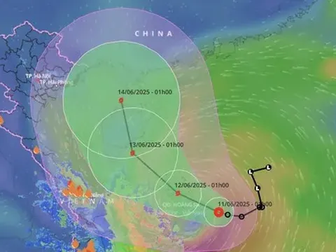 Áp thấp nhiệt đới có thể mạnh thành bão cấp 10, giật cấp 13