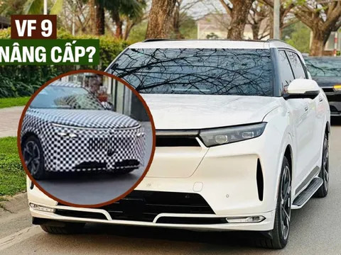 VinFast VF 9 với thiết kế mới lộ diện trên đường, dễ là bản nâng cấp, hãng úp mở thêm ‘độc bản’ sắp ra mắt ngay tháng này
