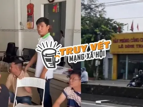 Thực hư clip công an mang theo súng vào phòng công chứng khống chế kẻ làm giả sổ đỏ