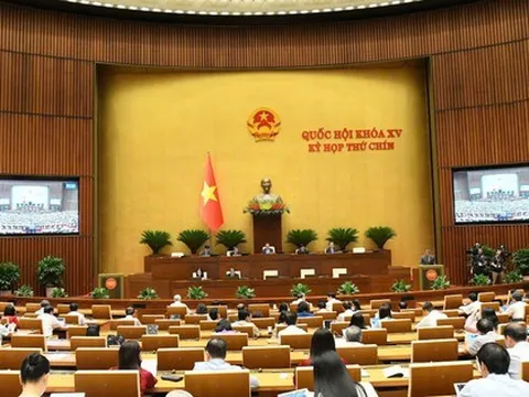 Quốc hội thông qua Nghị quyết cả nước giảm từ 63 còn 34 tỉnh, thành phố