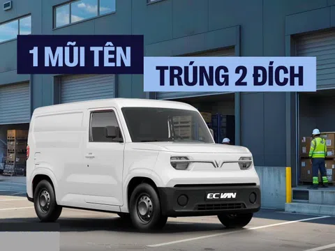 Đặt mua VinFast EC Van, chủ xưởng độ chia sẻ: '1 mũi tên trúng 2 đích, vừa nghiên cứu nâng cấp tính năng, vừa giao hàng phục vụ công việc'